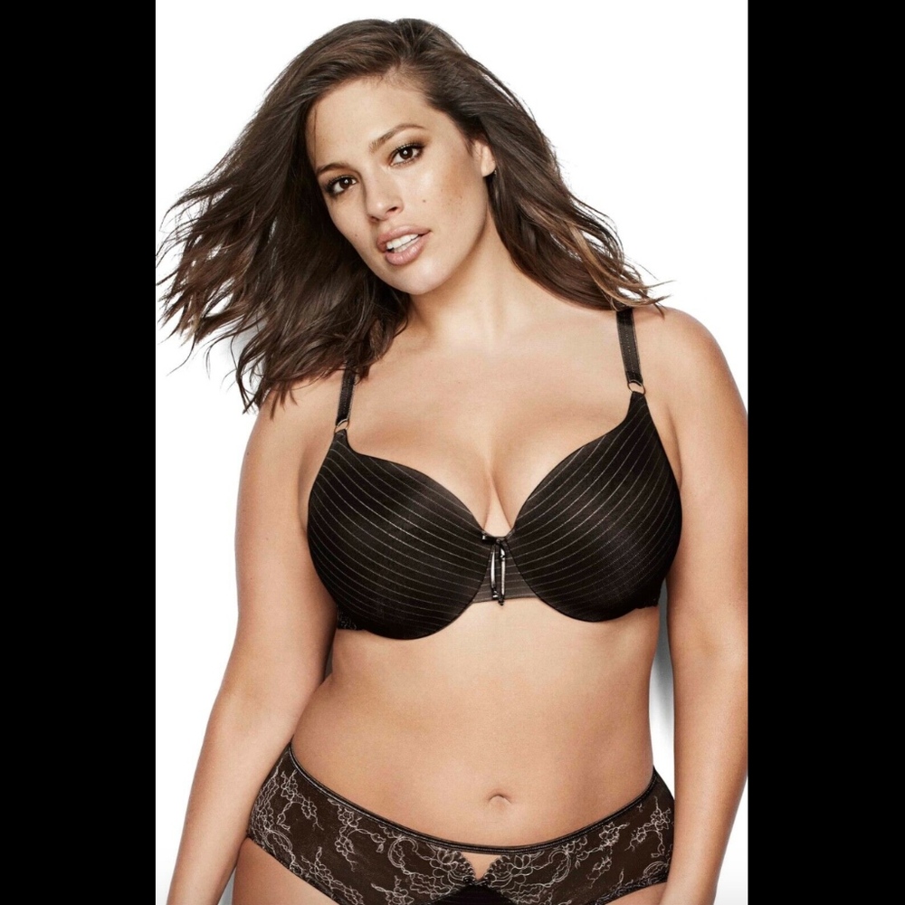 NWT $60 Ashley Graham Icon Underwire T-Shirt Bra